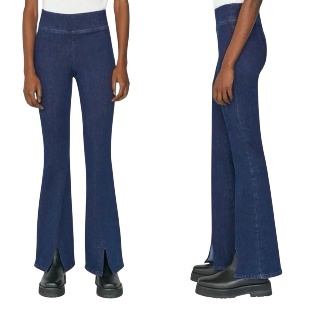 Frame The Jet Set Flare Split Hem Jean In Keller
